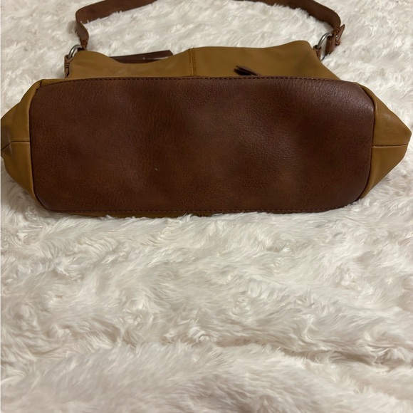 The Sak Brown Leather Hobo Shoulder Bag Soft Slouchy Medium - Picture 5 of 7